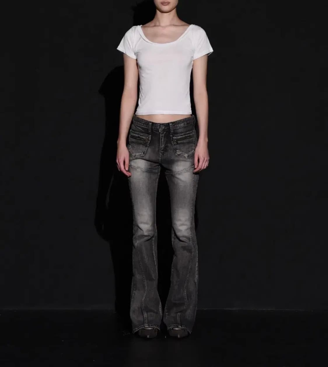 보헤미안서울 프론트 포켓 부츠컷 데님팬츠 상품이미지2