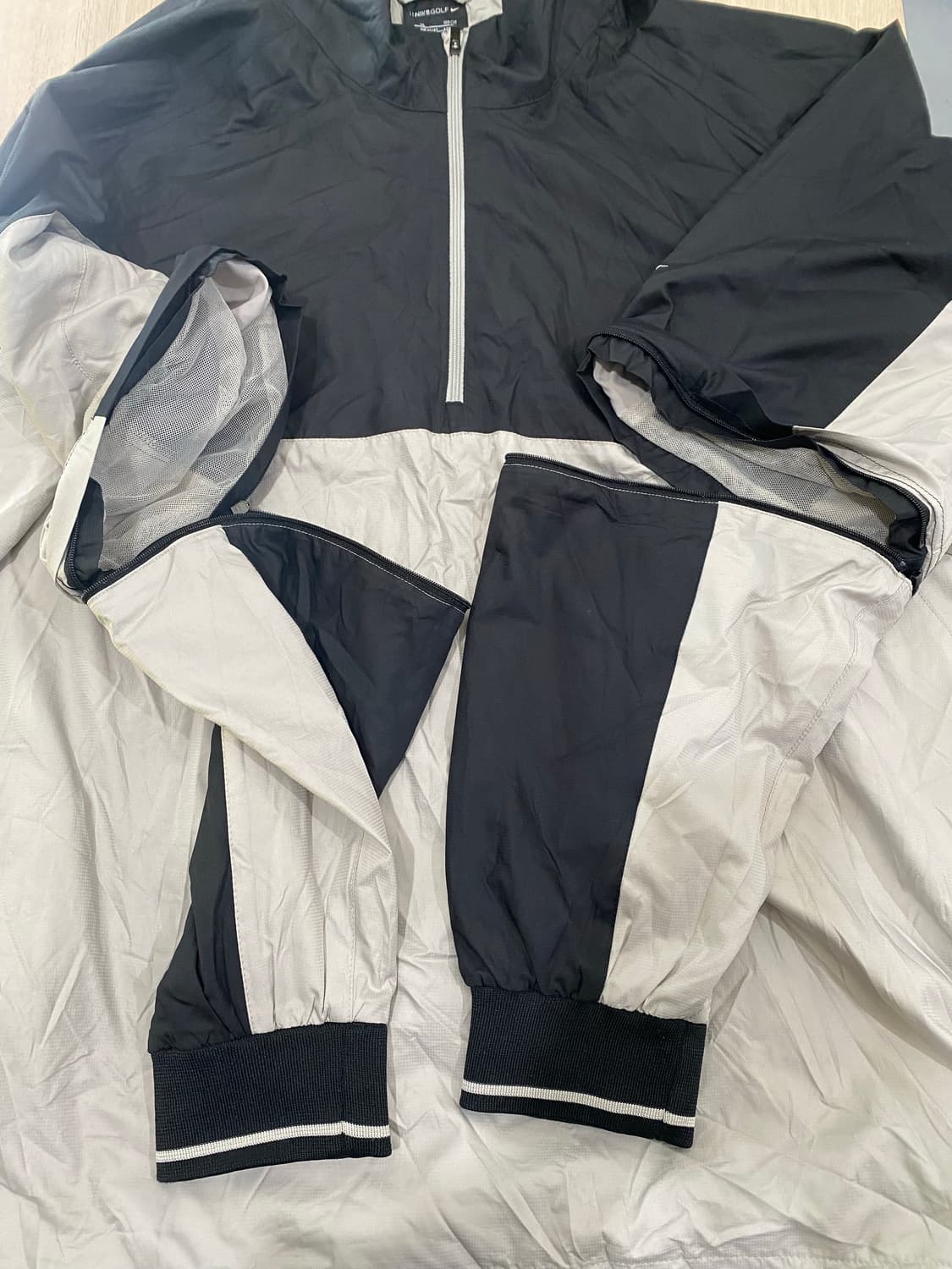 나이키 골프 블랙/아이보리 아노락 바람막이 (xl) 상품이미지10
