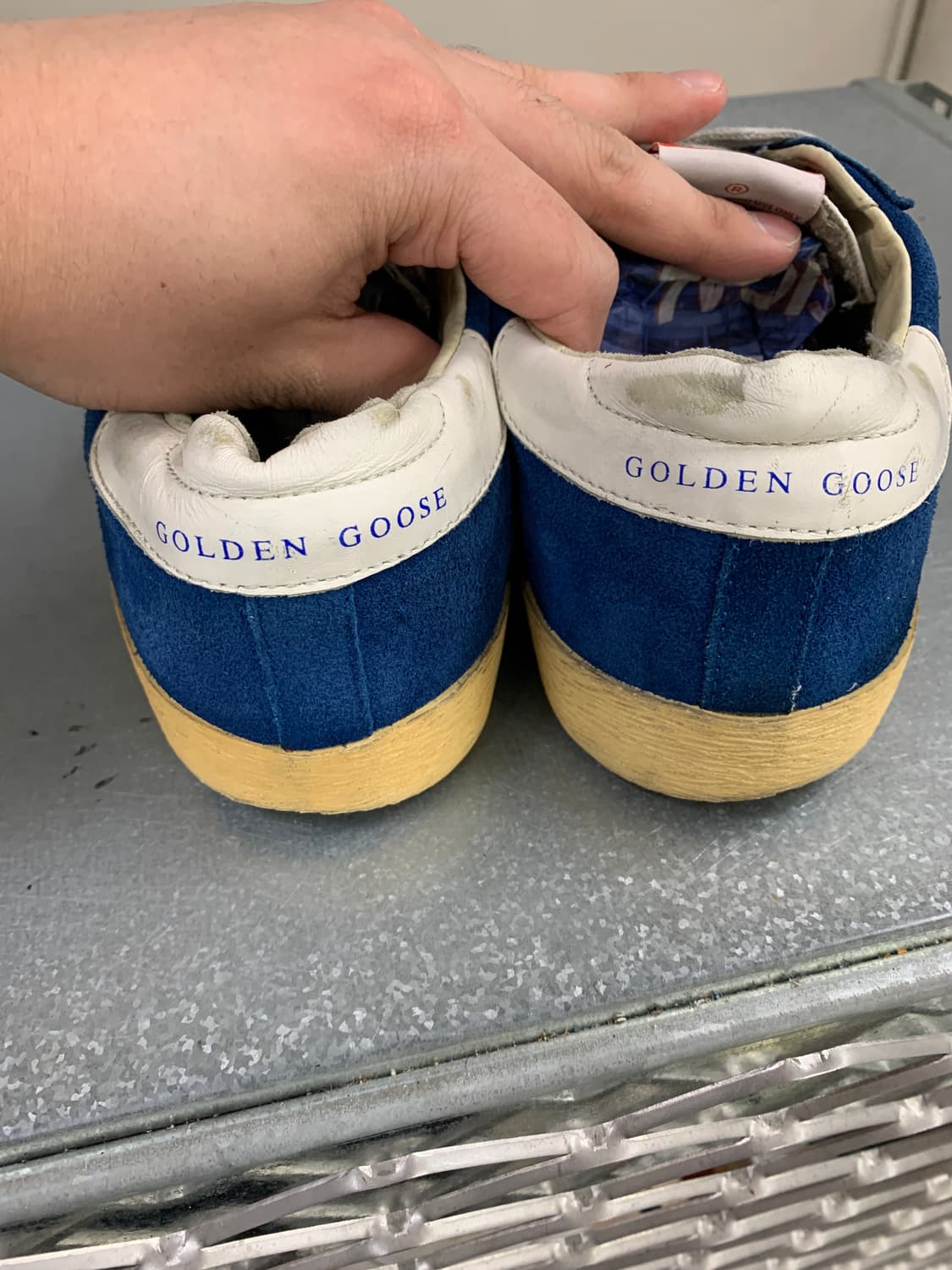 골든구스 슈퍼스타 스웨이드 블루 42(265) 상품이미지6