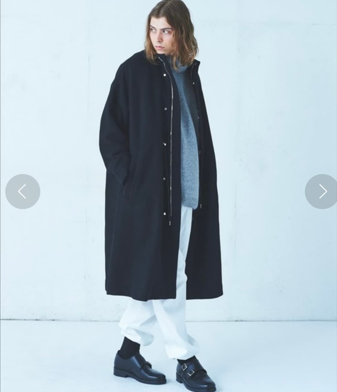 Lui's - 울 모즈 코트 상품이미지10