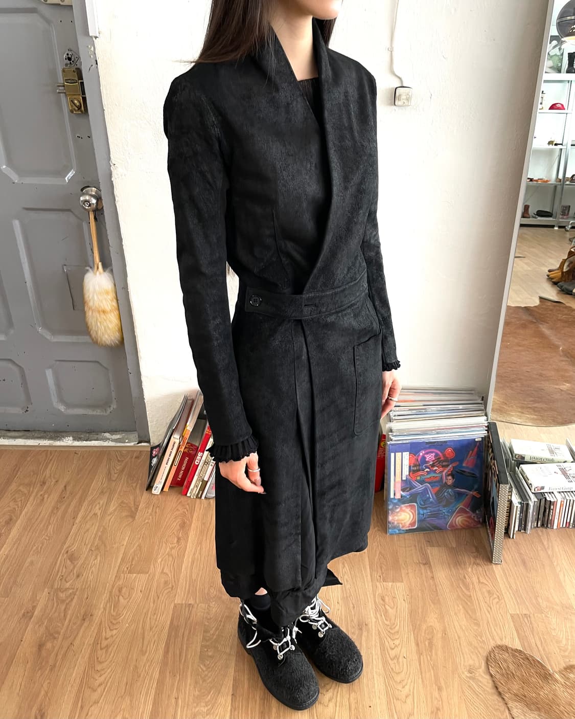 [40] 릭오웬스 12fw 램스킨 코트 상품이미지2
