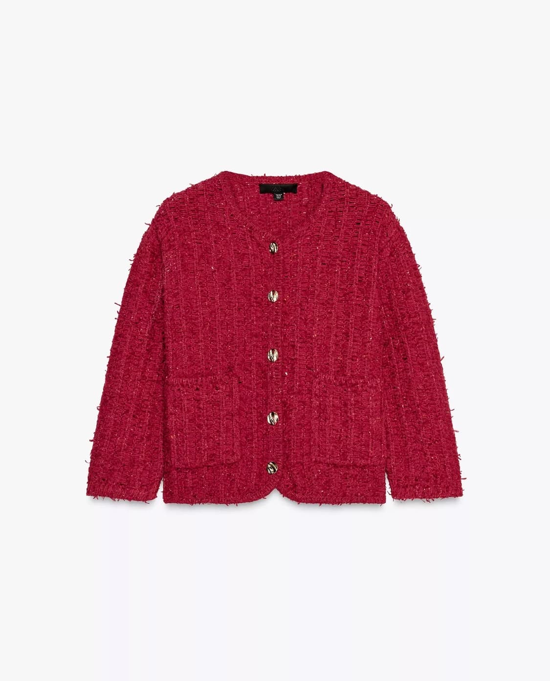 자라 7부 슬리브 니트 가디건 M 상품이미지1