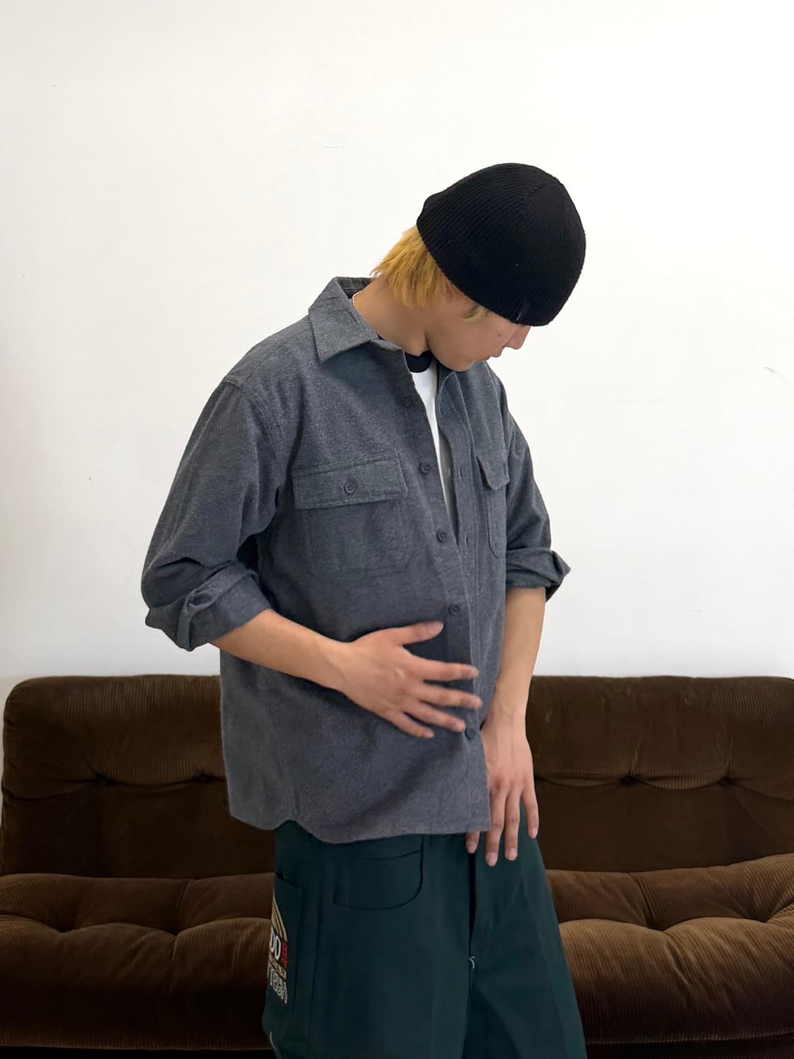 L.L.Bean 빈티지 코튼 워크 셔츠 상품이미지7