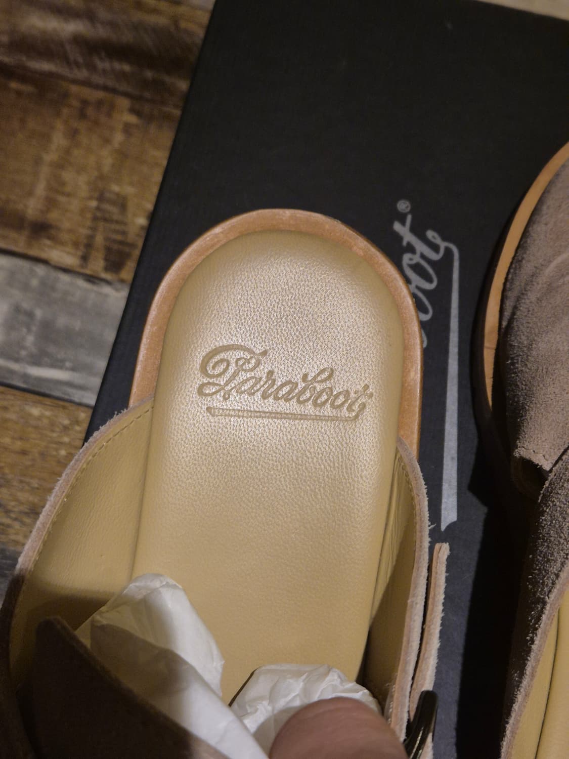 파라부트 스웨이드 뮬 슬리퍼 아테네 42(270) 상품이미지7