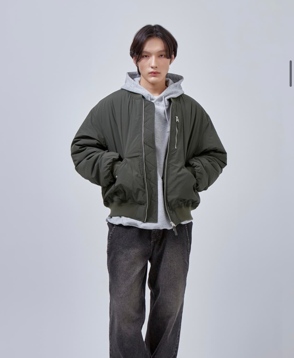 어반디타입 유틸리티 MA1 자켓 카키 상품이미지3