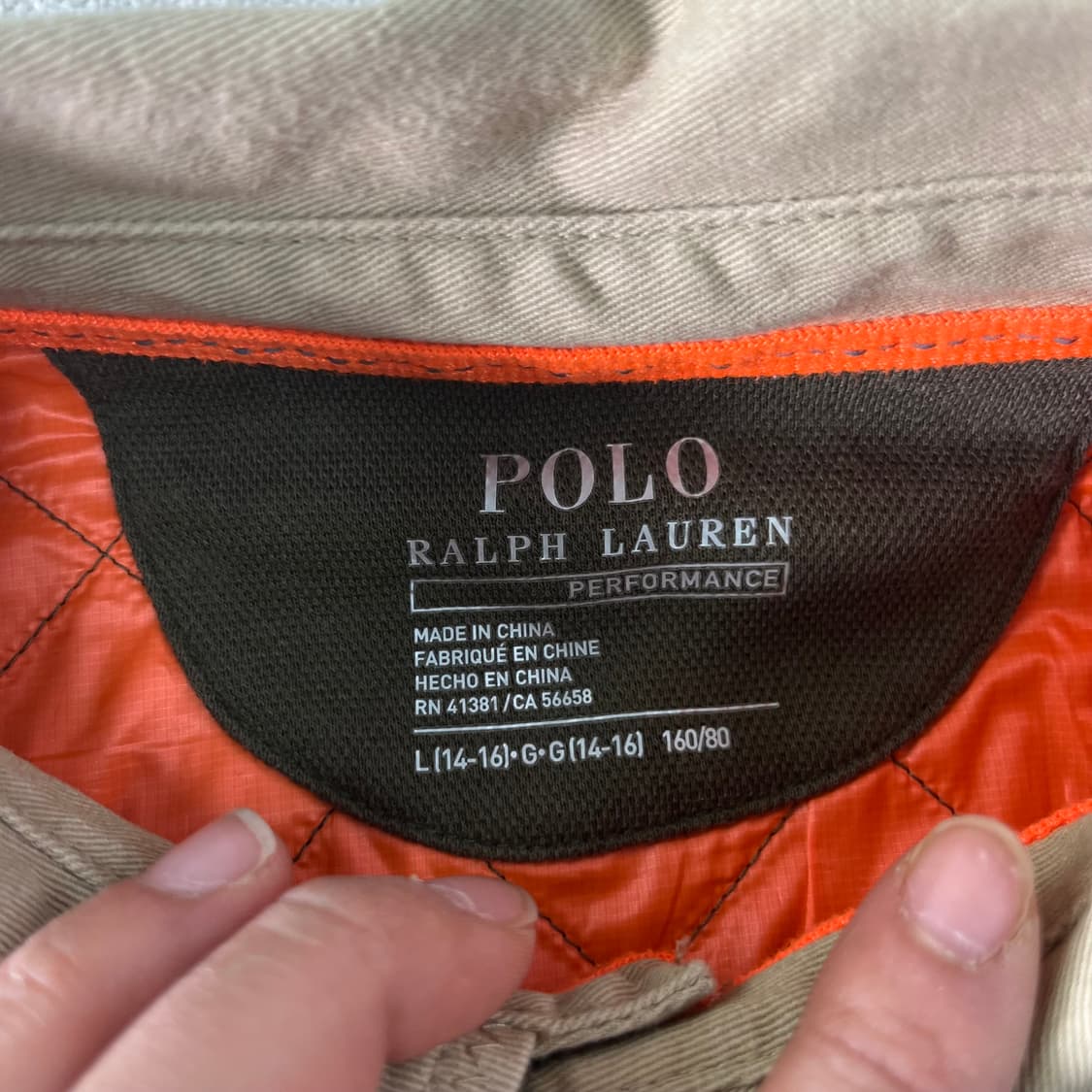 95 폴로랄프로렌 신형 성조기 카키 럭비티  상품이미지4