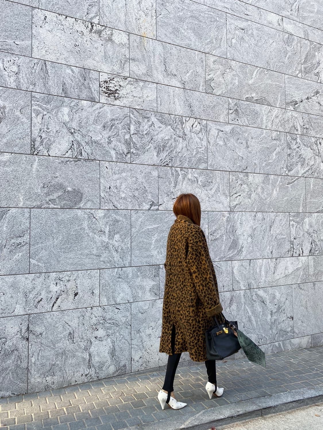 Number Project 넘버 프로젝트 레오파드 호피 니트 코트 상품이미지3