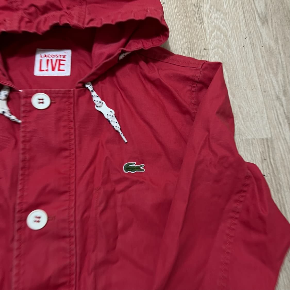 라코스테 로고 후드 야상 자켓 52  상품이미지3