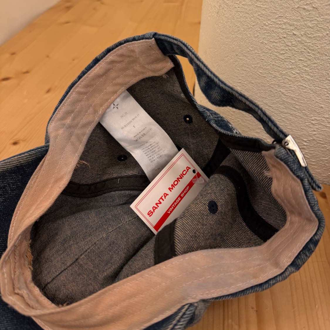 BER 빈티지 데미지 데님 볼캡 U936 상품이미지4