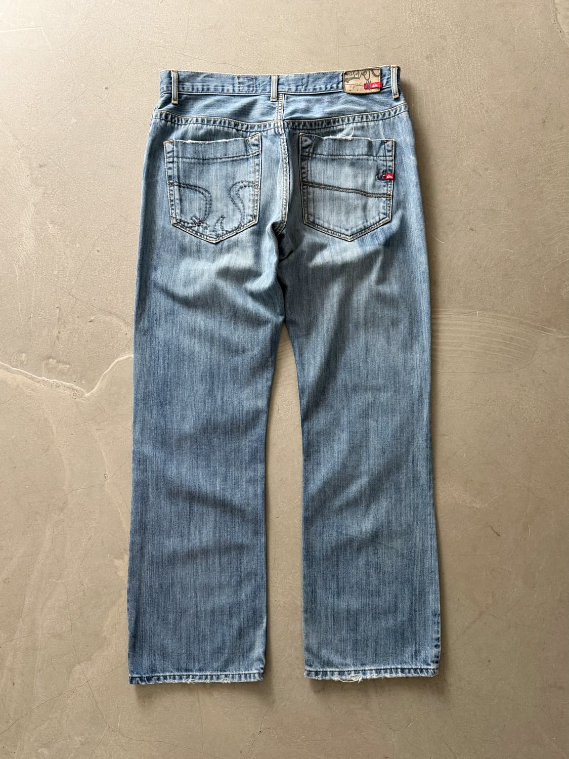 Vintage Quiksilver Washing Denim Pants 상품이미지2