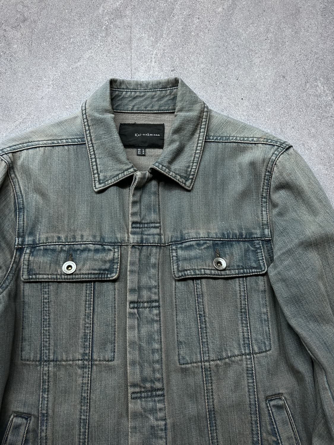 카이 아크만 워싱 트러커 데님 자켓 상품이미지5