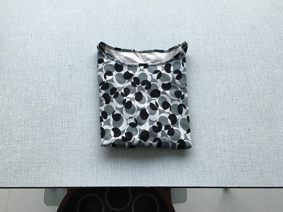 retro dot print top 상품이미지1