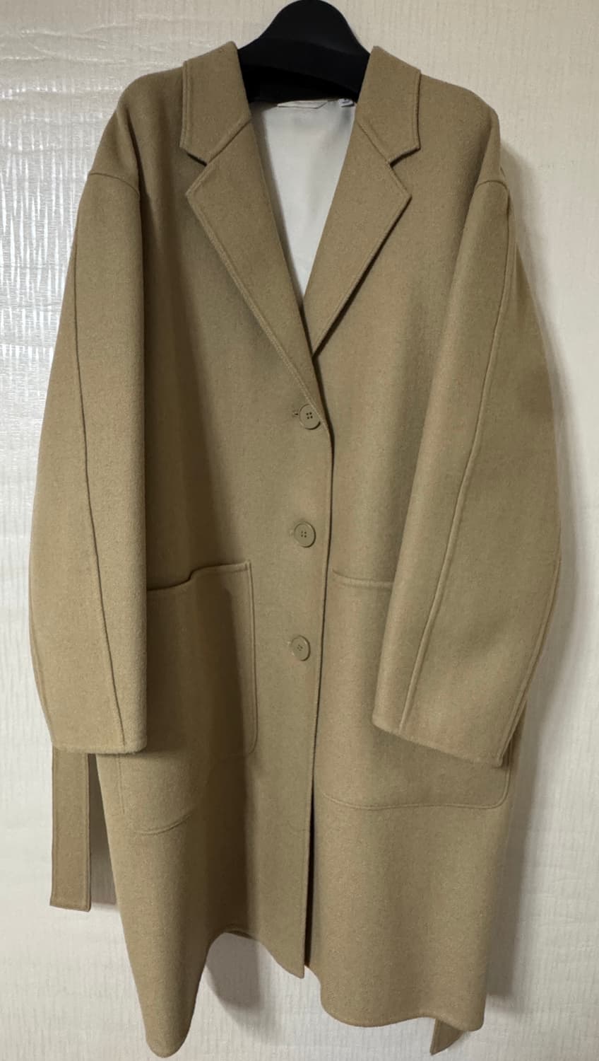 유니클로U 울블렌드 테일러드 코트 진베이지 상품이미지1