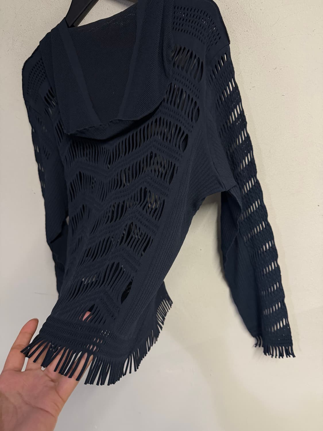 HIROKO KOSHINO Mesh Hooded Jacket 상품이미지5