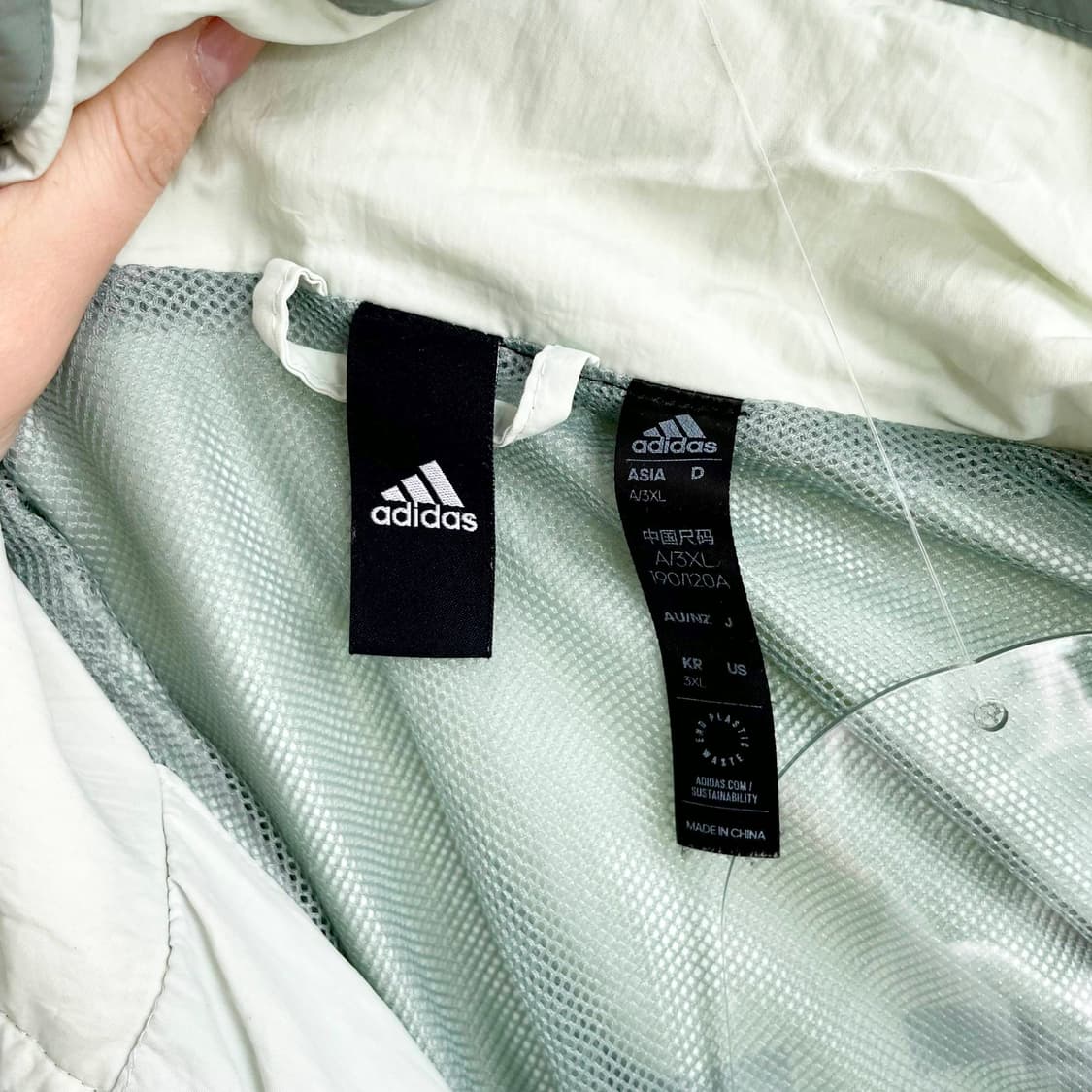A2 아디다스 오버사이즈핏 우븐 풀집재킷 115사이즈 상품이미지5
