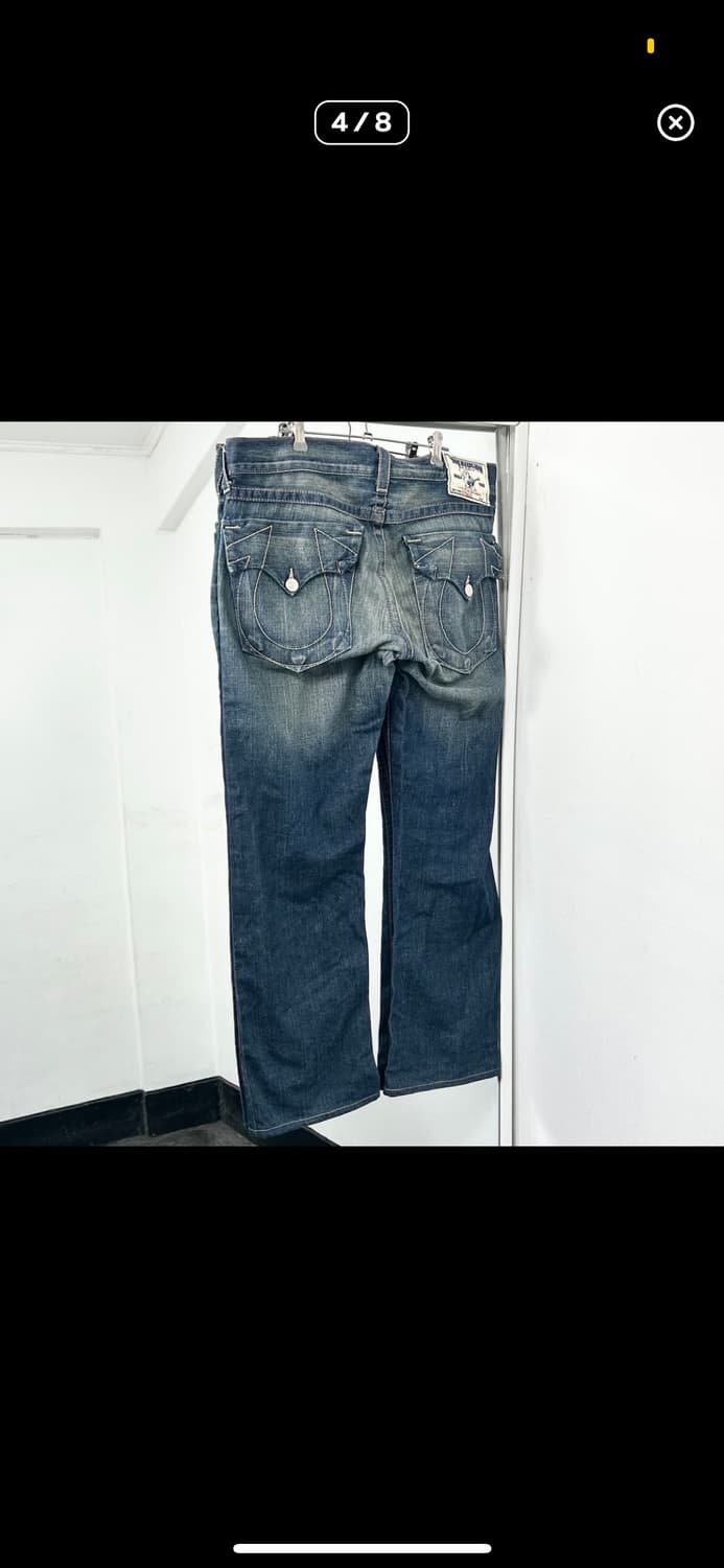 34)트루릴리전 월드투어 빅로고 데님 팬츠 상품이미지4