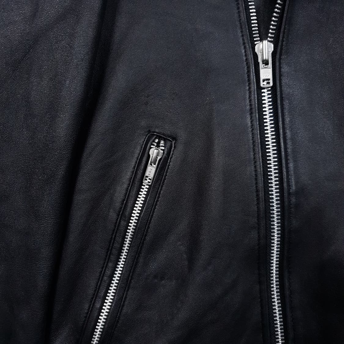 실측 M (95) 로파이 리얼 램스킨 레더 양가죽 라이더 자켓 LOFI 상품이미지4