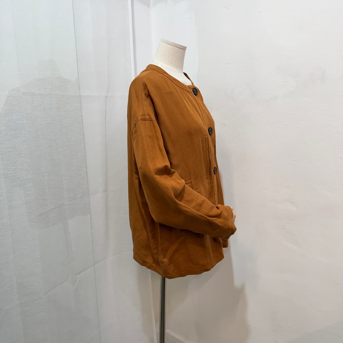 스튜디오톰보이 브라운 린넨 리넨 오버핏자켓 재킷 4216 상품이미지3