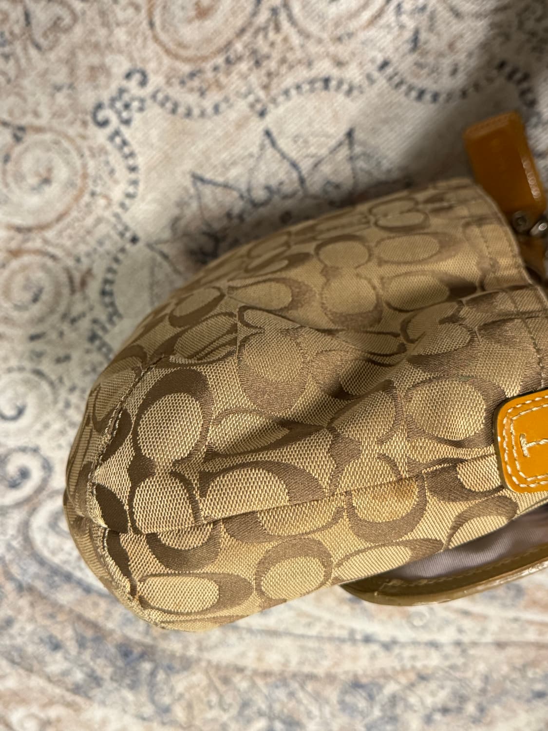 빈티지 코치 웨스턴 카멜 숄더백 상품이미지4