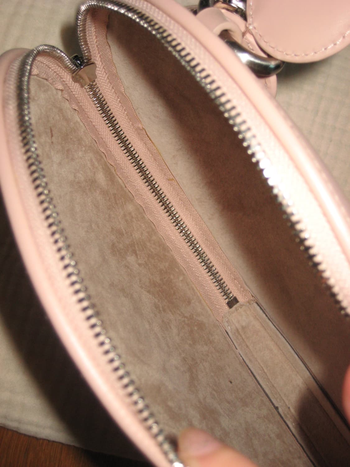 [2회 착용] bambole 밤볼레 백 1 베이지 핑크 _ 원가 47만원 상품이미지9