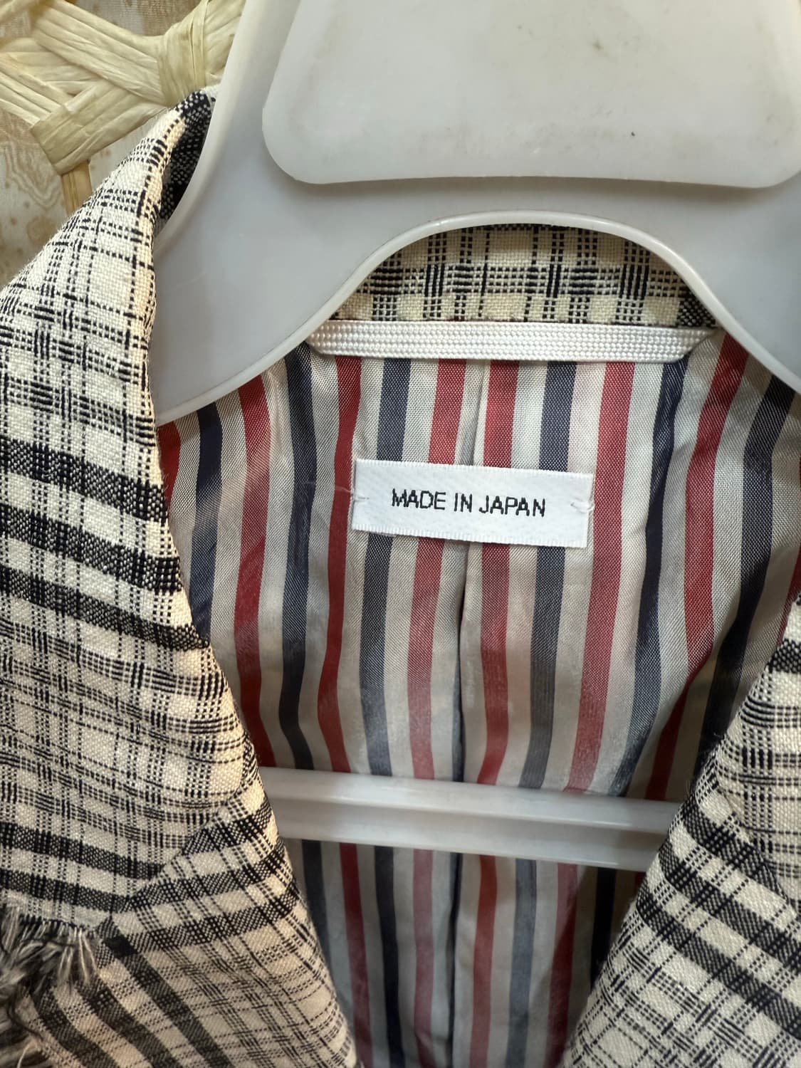 3/100 정품 톰브라운 사선 체크 자켓 팝니다 상품이미지2