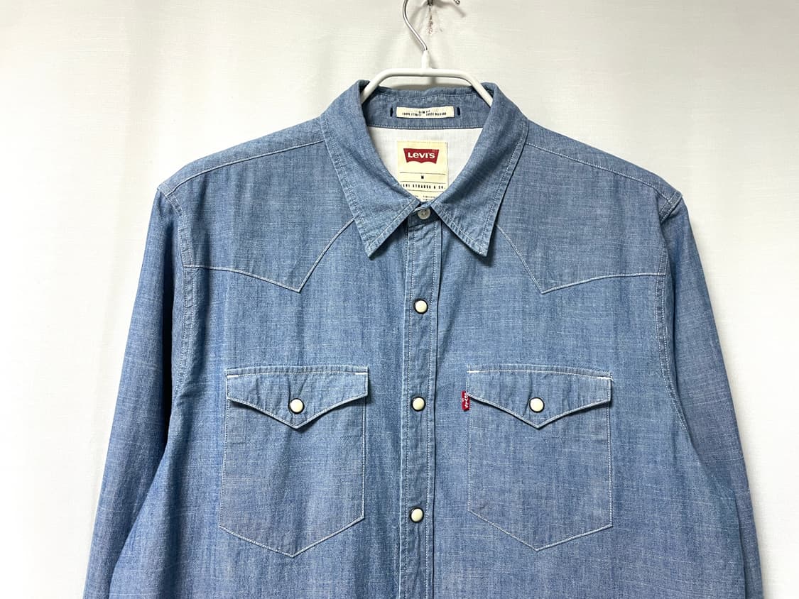 리바이스 남성 웨스턴 샴브레이 셔츠 M, 95 상품이미지2
