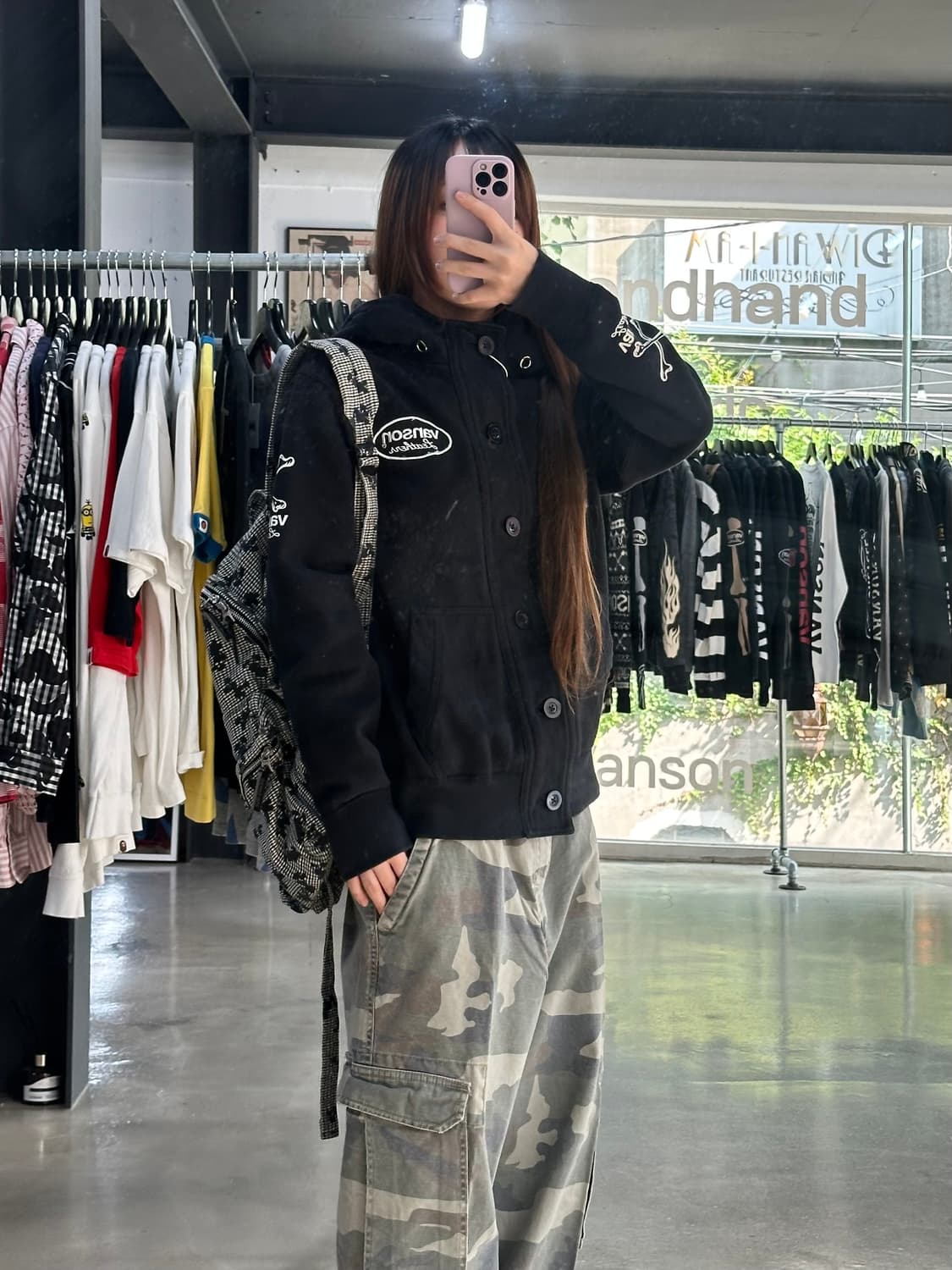벤슨 스컬 하이넥 후드자켓 상품이미지1