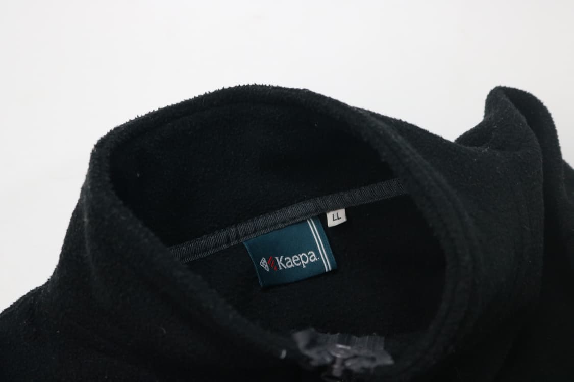 Kaepa 케파 빈티지 블랙 플리스 풀집업 자켓 (LL) 상품이미지6
