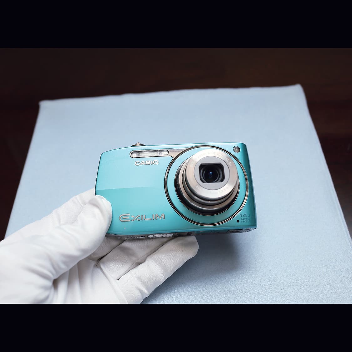 레어<A+급><아일릿모카>카시오 z2300 민트그린 빈티지 디카 상품이미지3