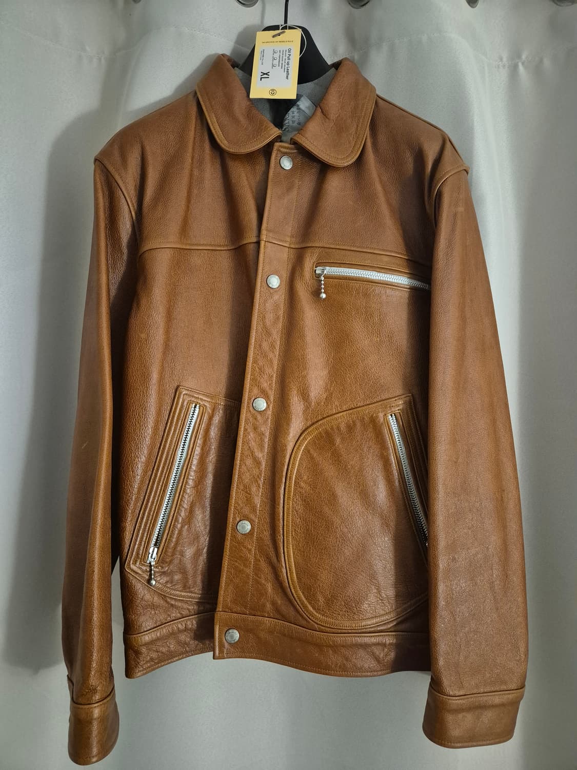 디아프바인 오일풀업 레더자켓 판매 상품이미지4