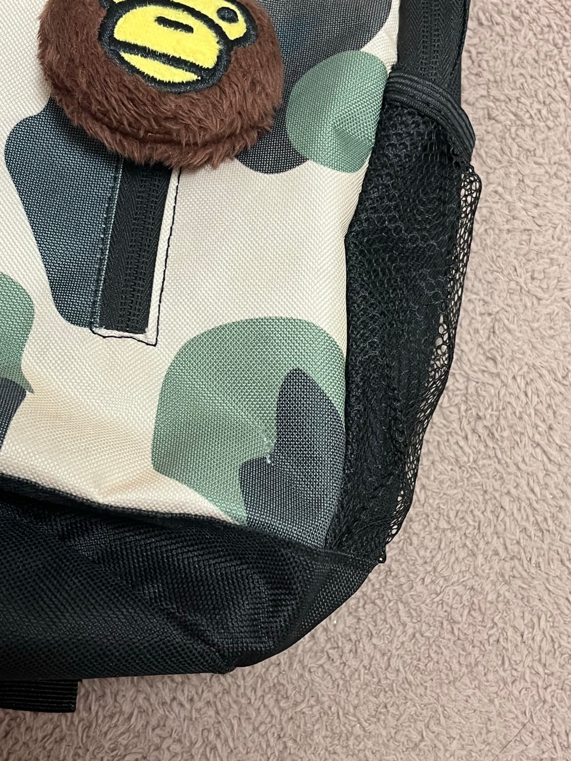 베이프 잡지부록 카모 백팩 + 키링 상품이미지4