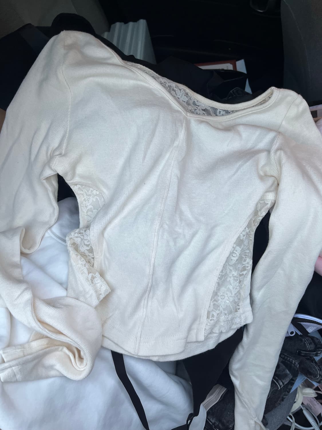 새상품 쓰리타임즈 아리아나 티 크림 Threetimes Ariana T 상품이미지2