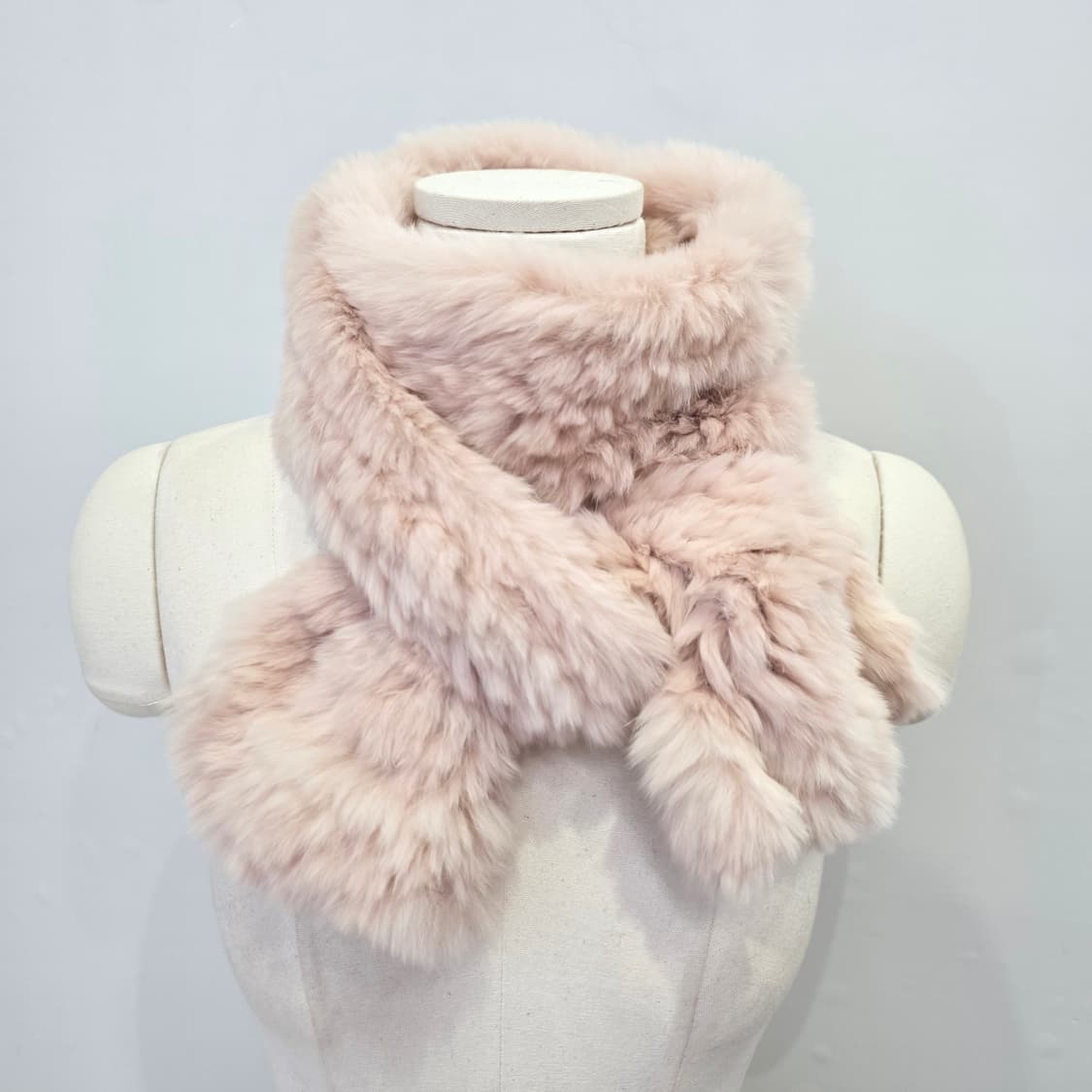  연핑크 래빗 머플러 상품이미지1