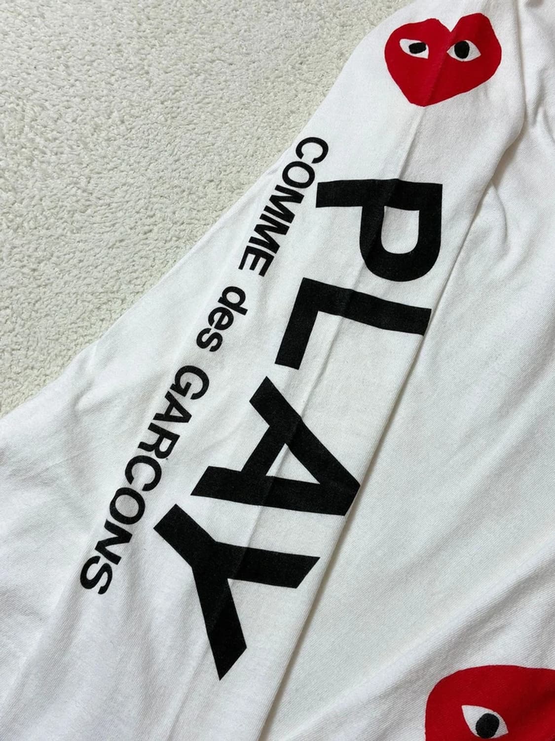 꼼데가르송 스펠아웃 로고 롱 슬리브 PN6787 상품이미지5