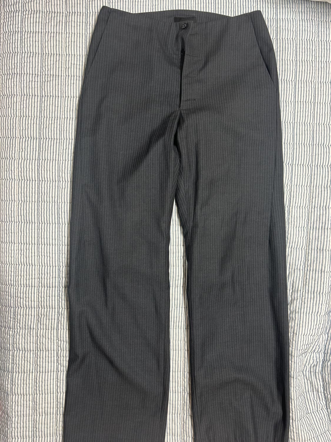 Mudule 라운지 팬츠 스트라이프 네이비 [1] 상품이미지1