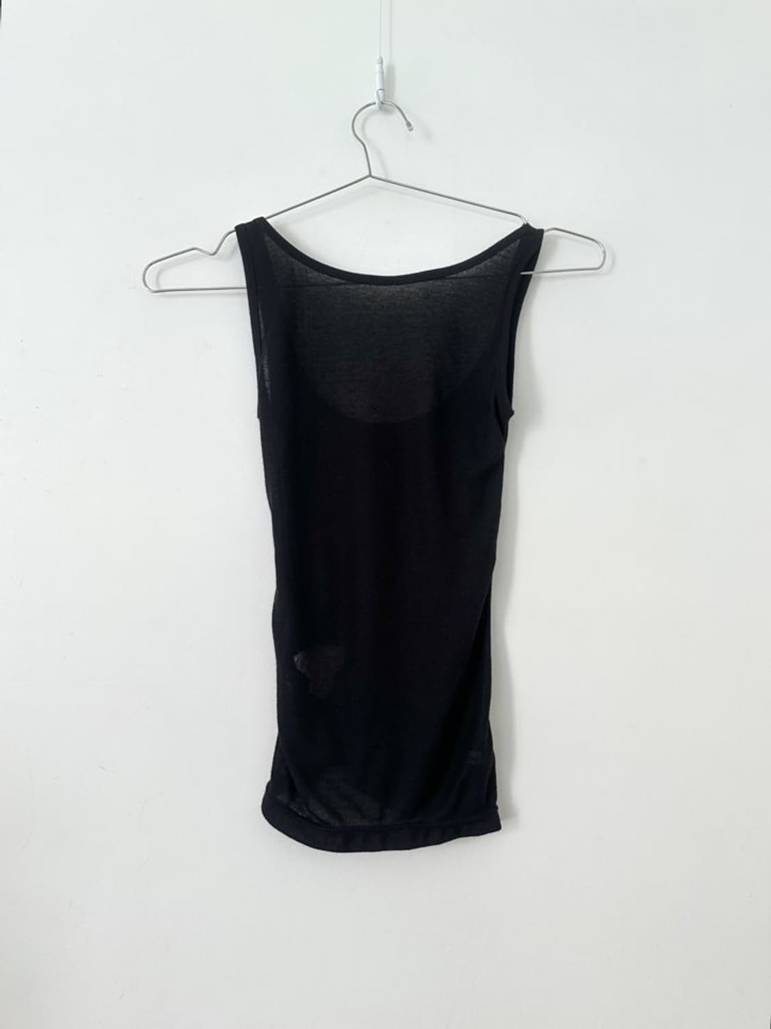 Mini heart sleeveless / black 상품이미지7