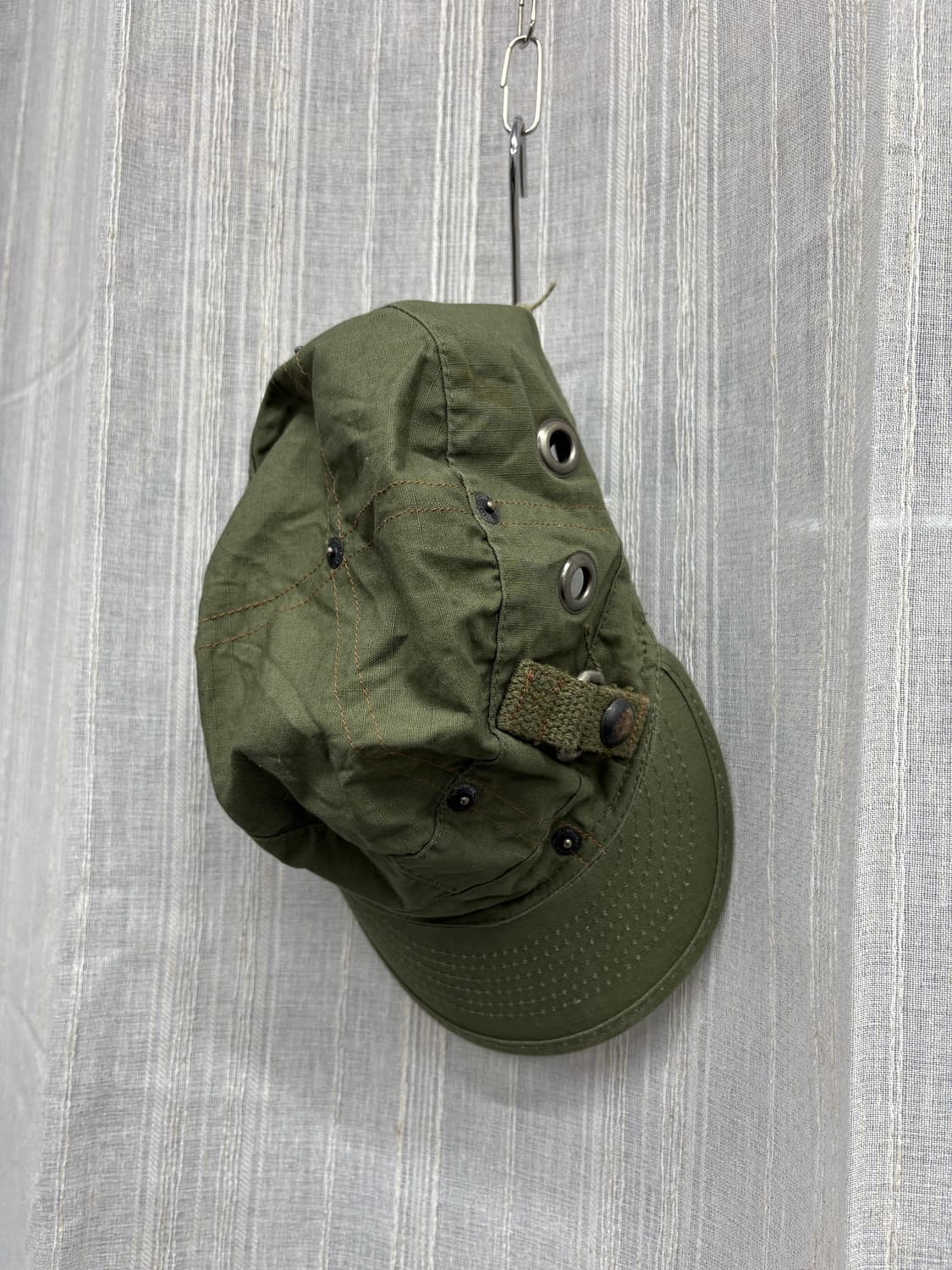 돌체엔가바나 밀리터리 카고 카키 캡 상품이미지10