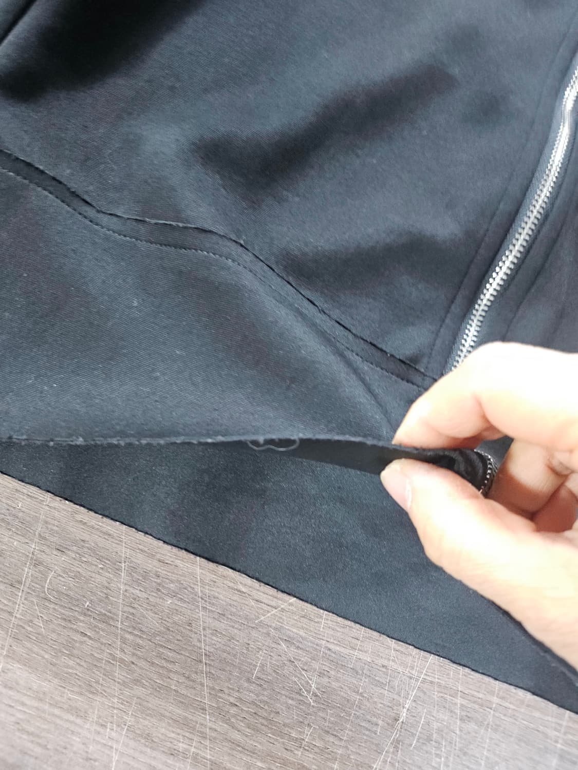 블랙 트랙 집업 자켓 M 상품이미지3