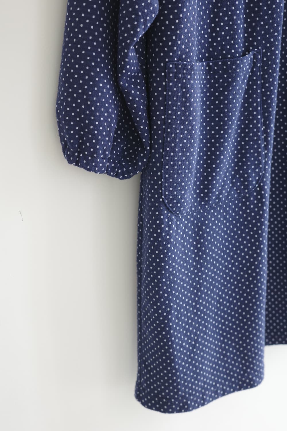 MAKE SOMETHING 네이비 도트 패턴 원피스 상품이미지5