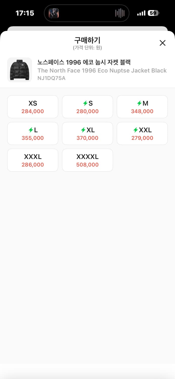 노스페이스 1996 에코 눕시 L 상품이미지3