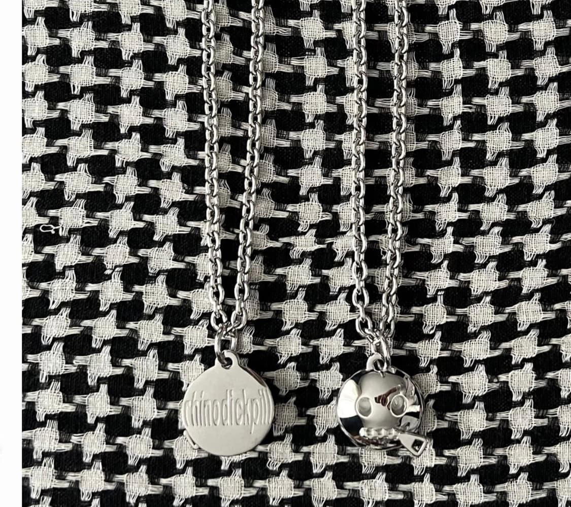 Rhinodickpill 이모지 목걸이 체인 🤐 상품이미지4