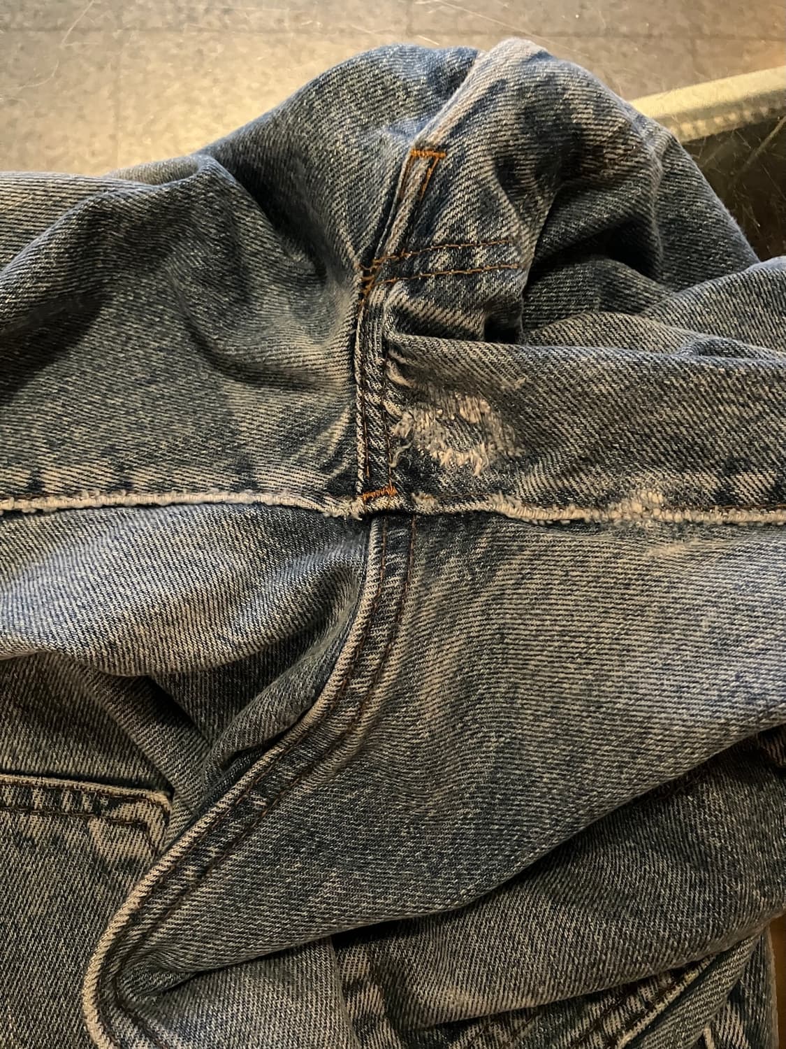 80s USA 빈티지 리바이스 501 이행기 데님 팬츠 상품이미지8
