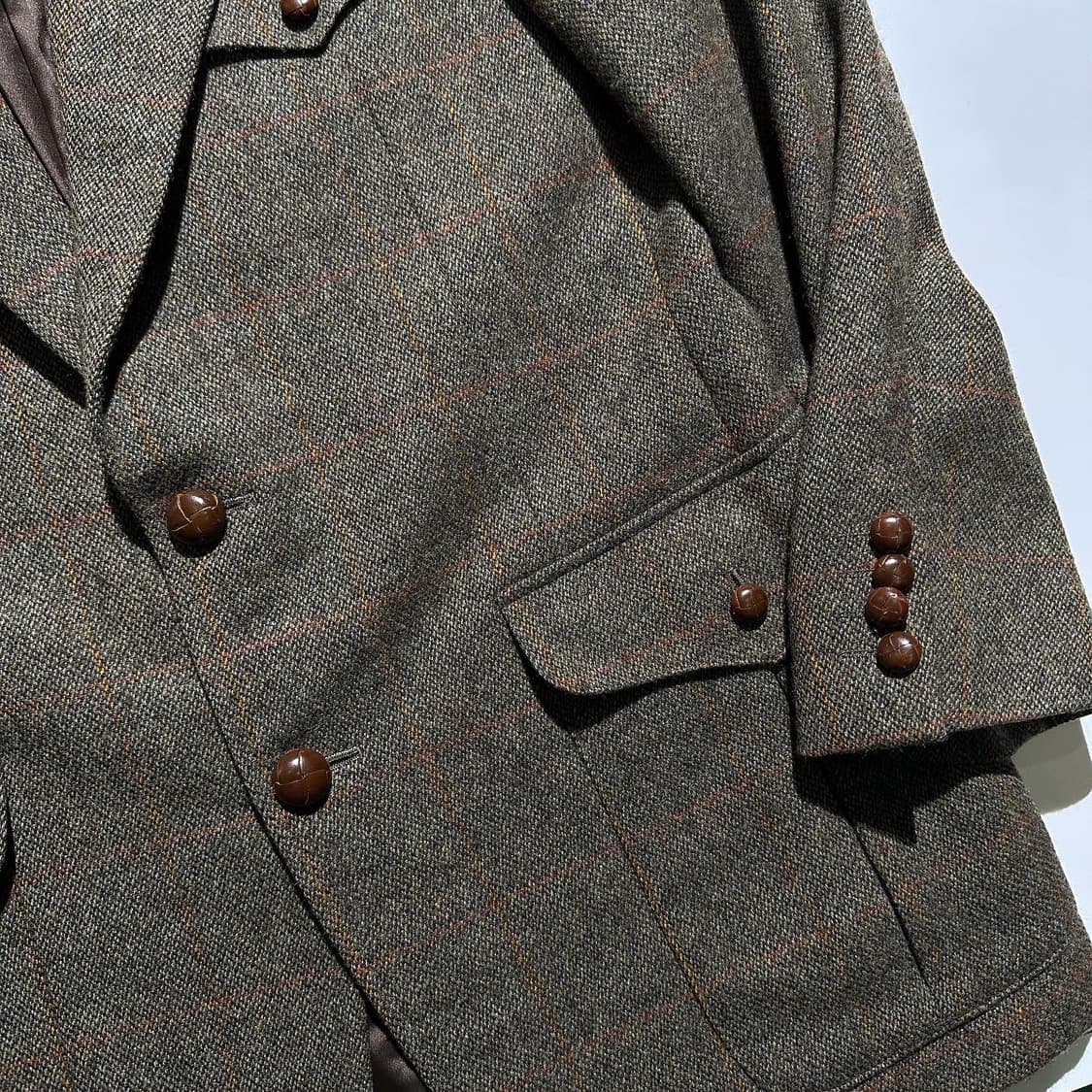 버버리 British 트위드 헌팅 싱글 자켓 상품이미지4