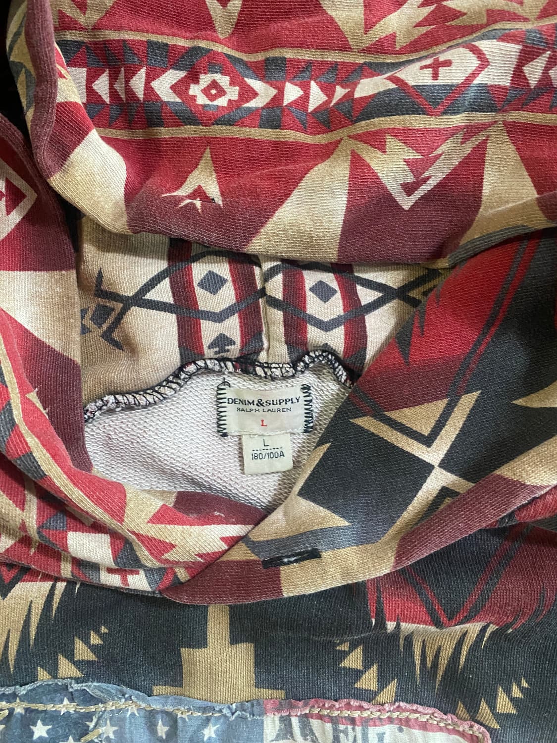 랄프로렌 데님 앤 서플라이 후드티 L 상품이미지2