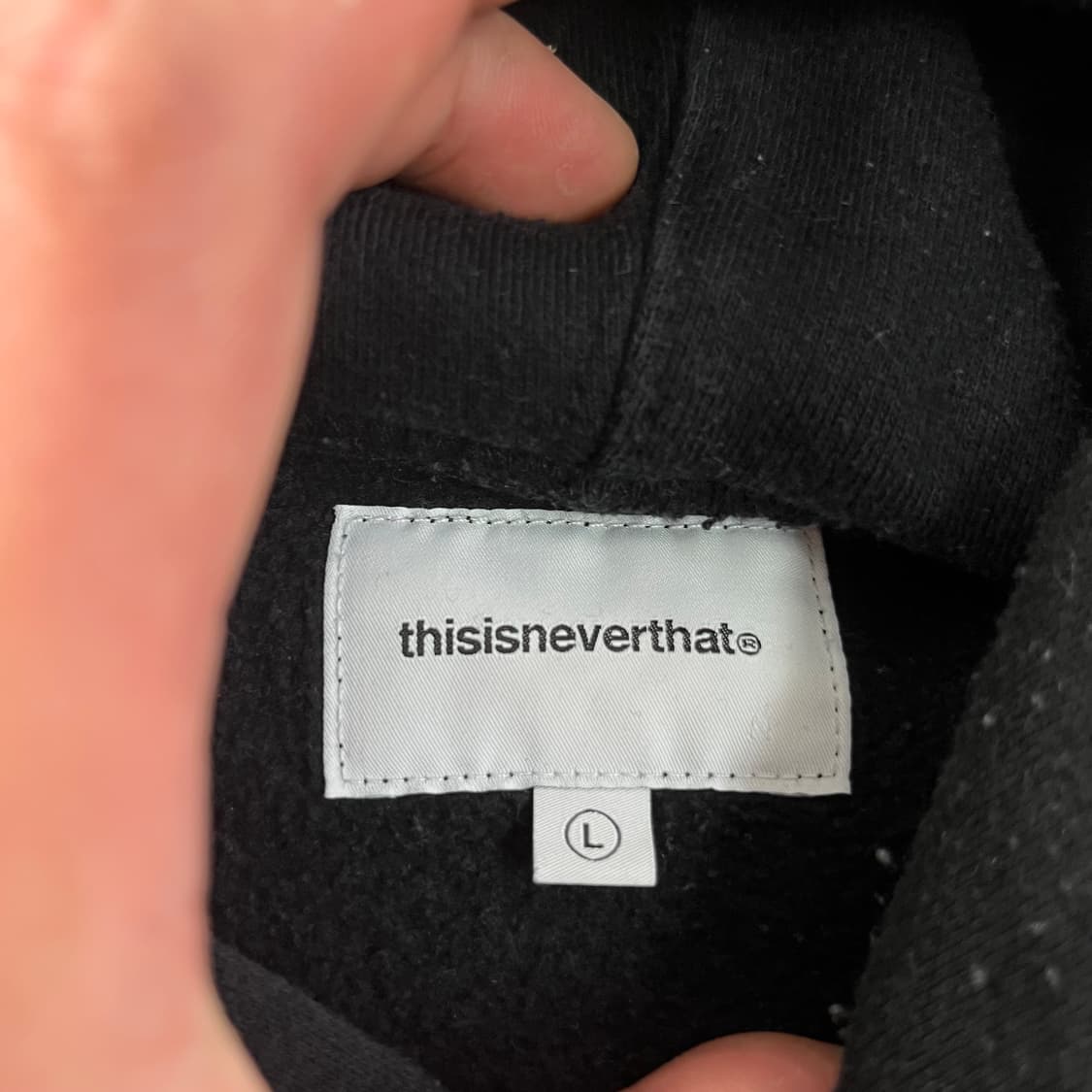 100 디스이즈네버댓 빅로고 후드티 상품이미지3