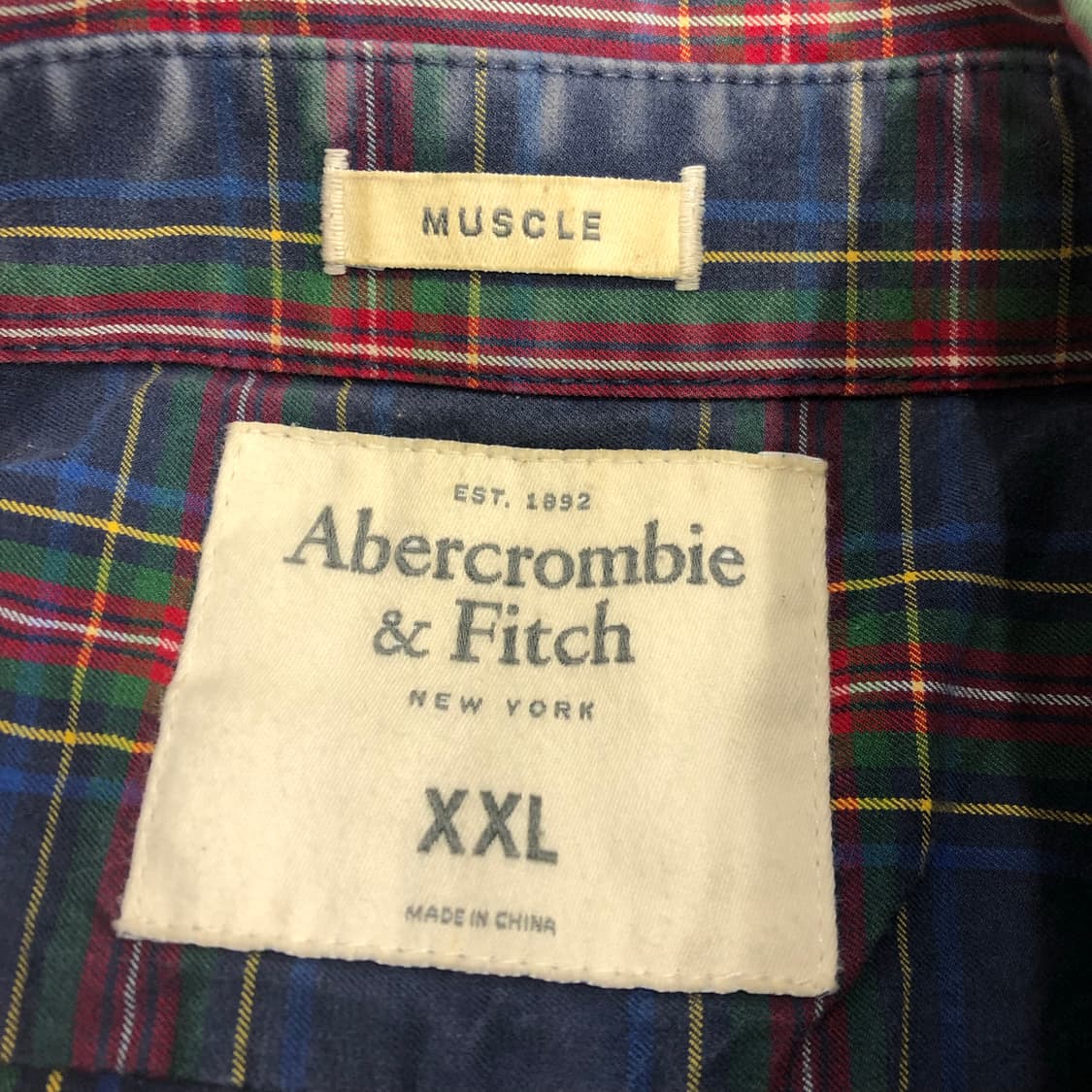아베크롬비 체크 셔츠 상품이미지5