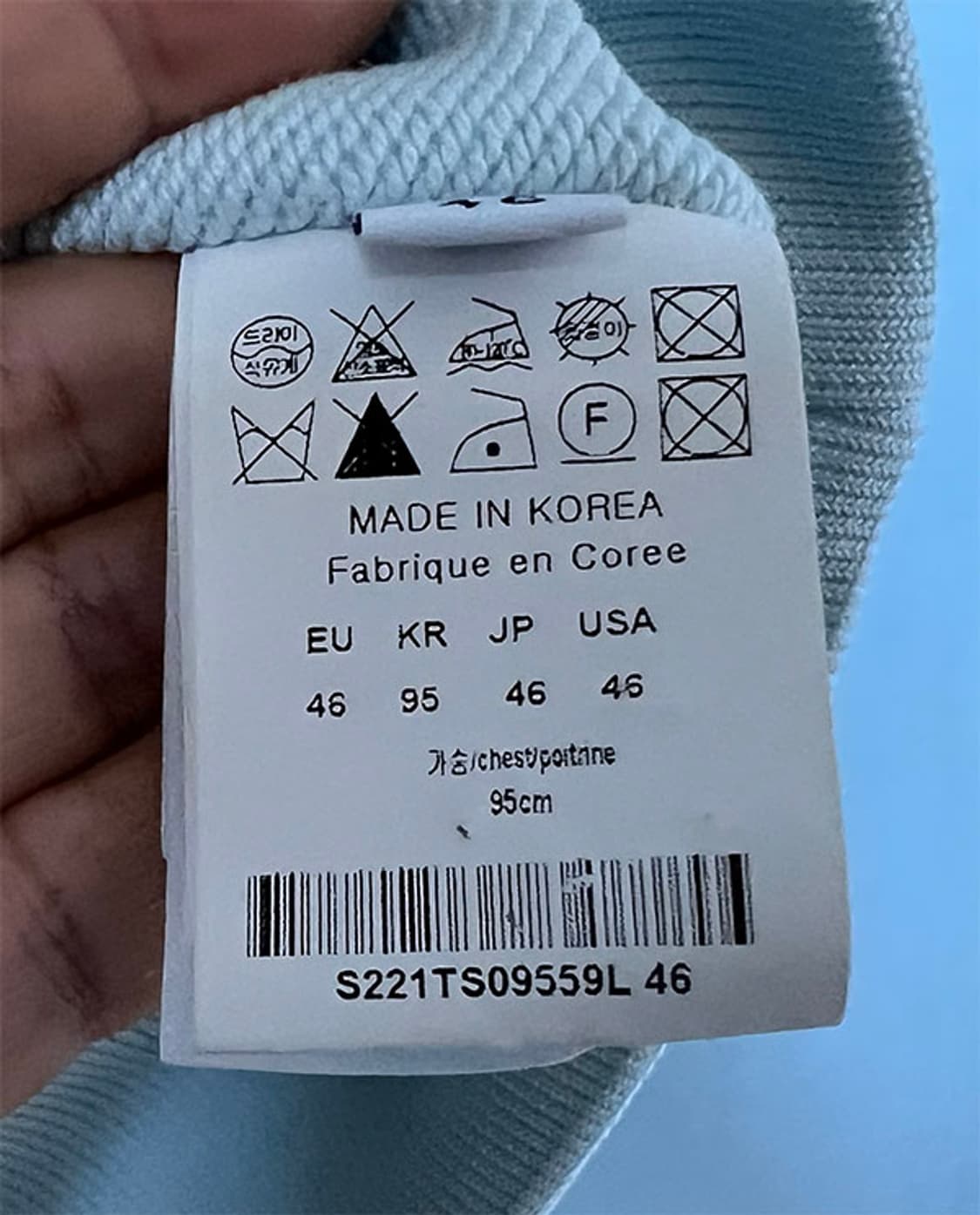 솔리드옴므 남자 맨투맨 피그먼트 오버핏 100-105 상품이미지5