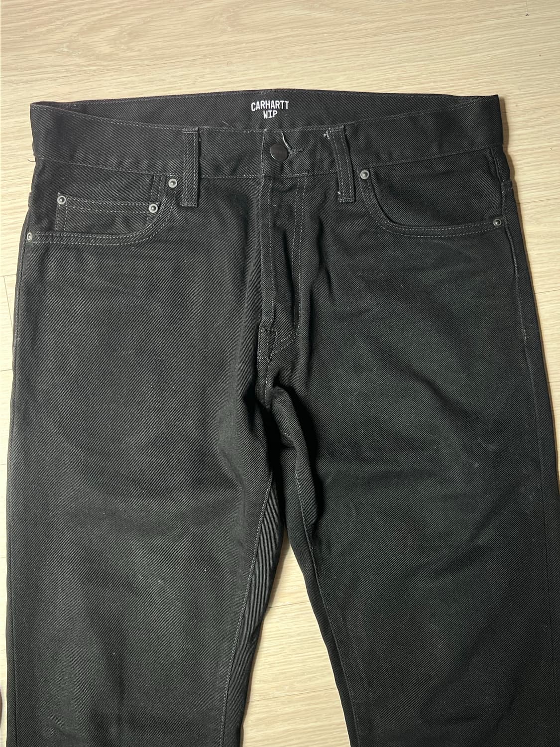 칼하트 블랙 데님 팬츠 상품이미지3