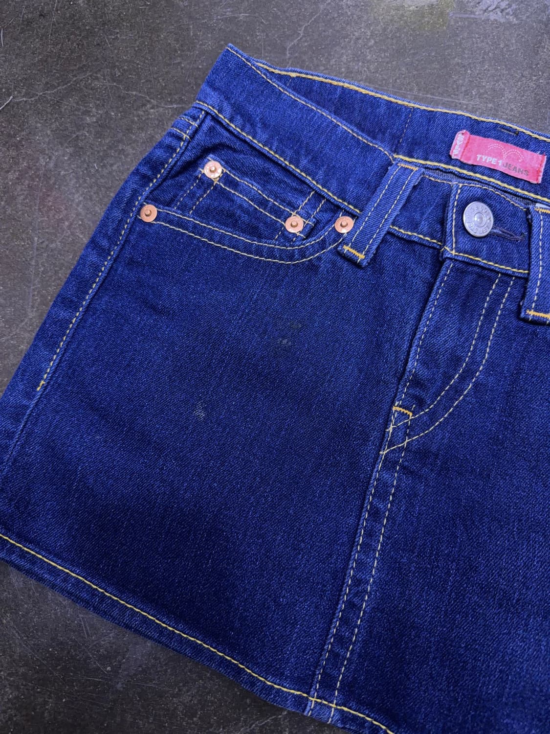 리바이스 타입원 00's 데님 미니 스커트 XS 상품이미지3