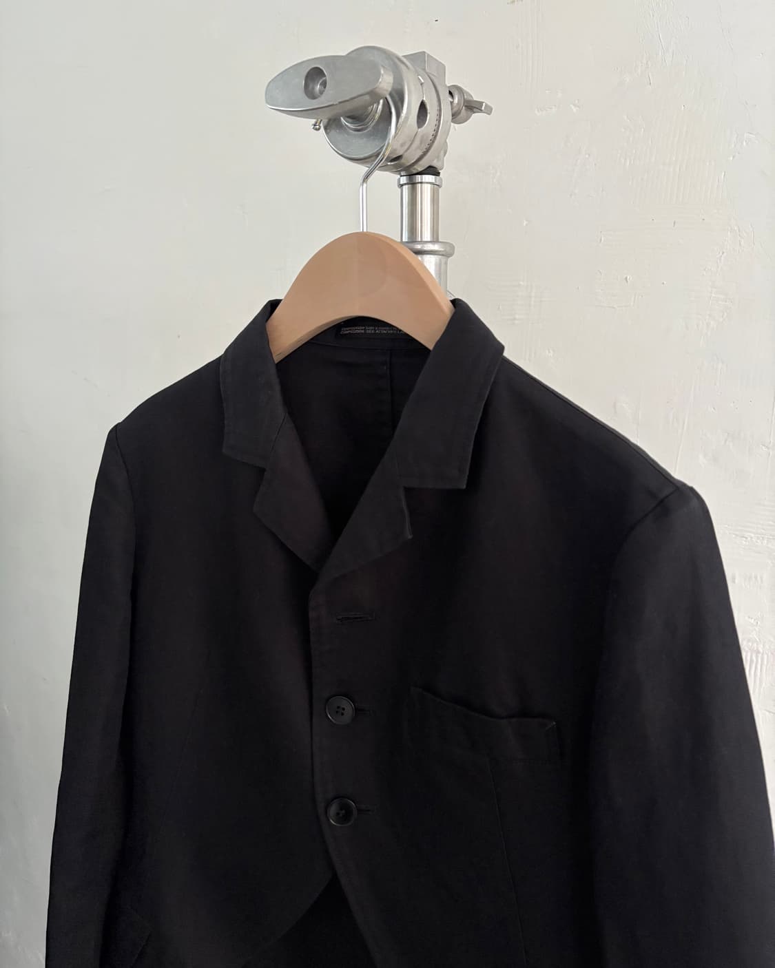 Yohji Yamamoto 요지야마모토 블랙 크롭 블레이저 자켓 상품이미지2